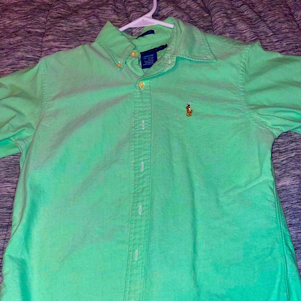 Mint Green women’s Polo button down